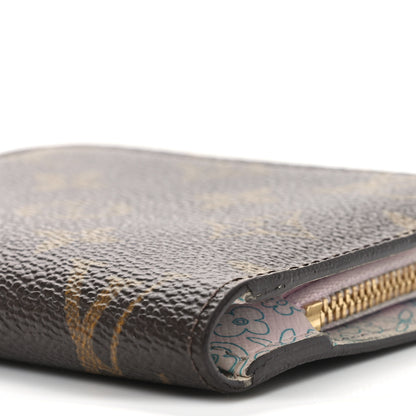Louis Vuitton Monogram Fleuri Insolite PM Wallet Violet 7 of 7