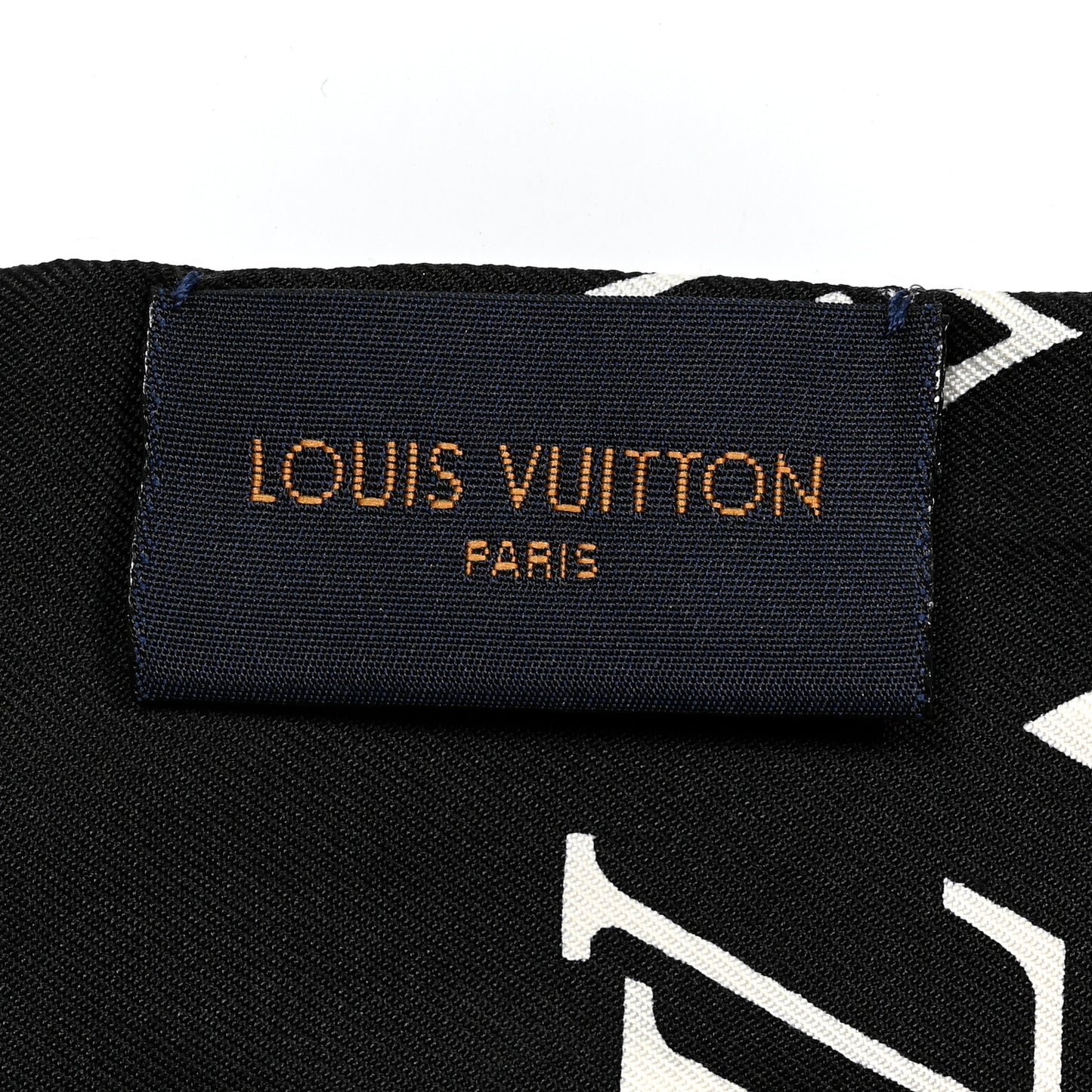 Silk Monogram Confidential Bandeau Black