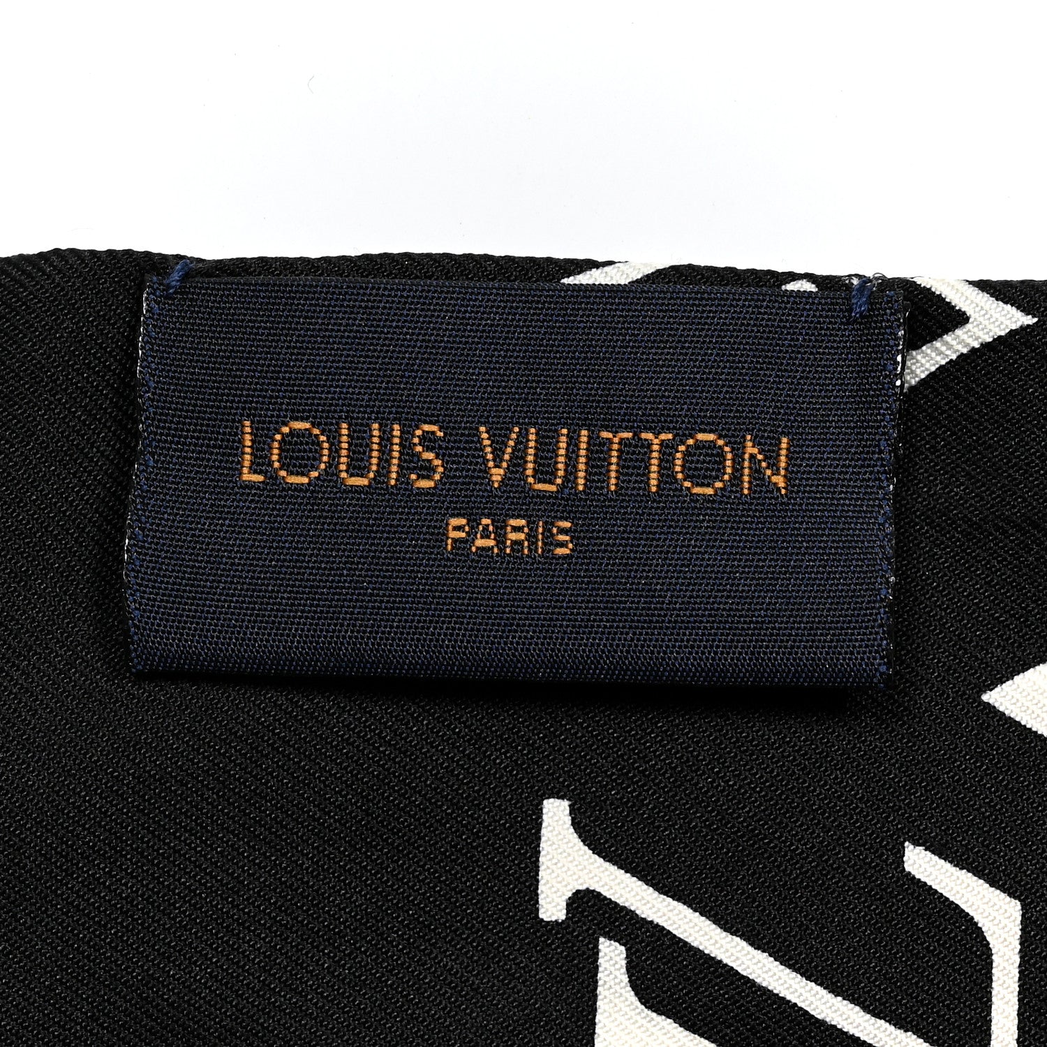 Louis Vuitton Silk Monogram Confidential Bandeau Black 4 of 6
