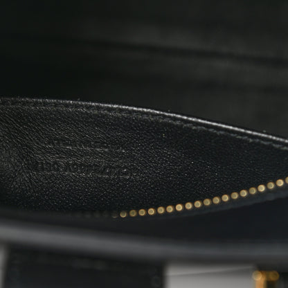 Saint Laurent Calfskin Monogram Baby Cabas Black 7 of 8
