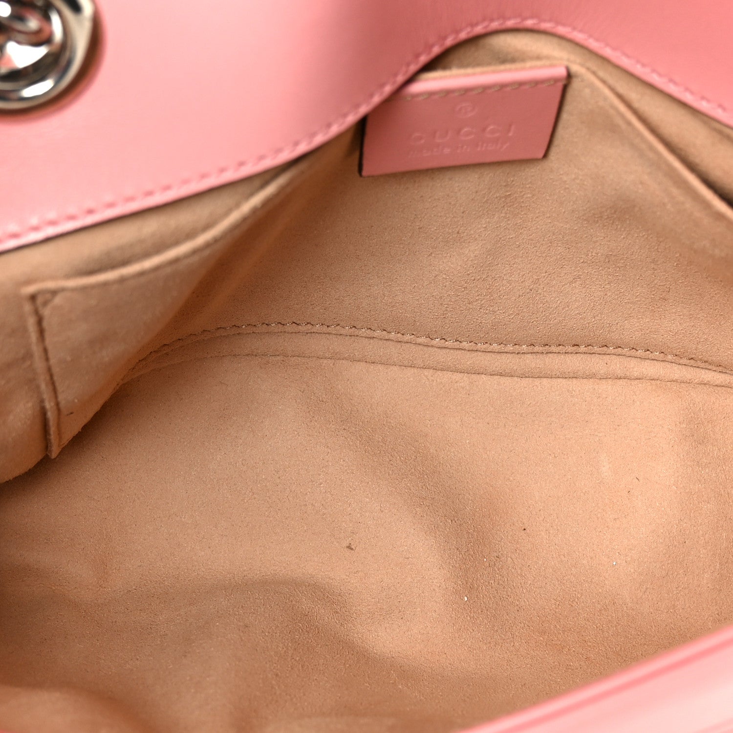 Gucci Calfskin Matelasse Mini GG Marmont Shoulder Bag Wild Rose 4 of 10