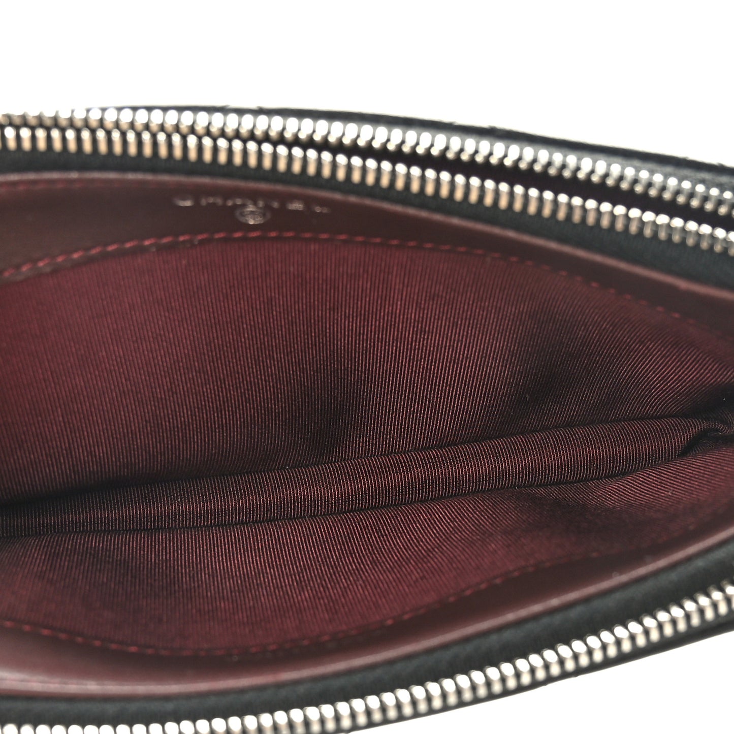 Lambskin Quilted Small Clutch With Chain Black