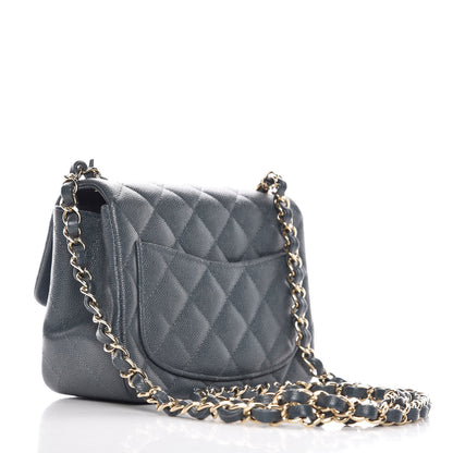 Chanel Caviar Quilted Mini Square Flap Dark Grey 3 of 9