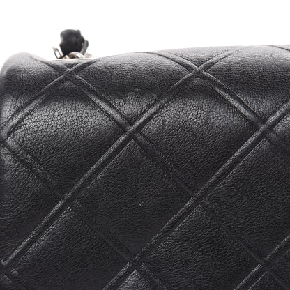 Chanel Calfskin Diamond Embossed New Chic Flap Black 10 of 18