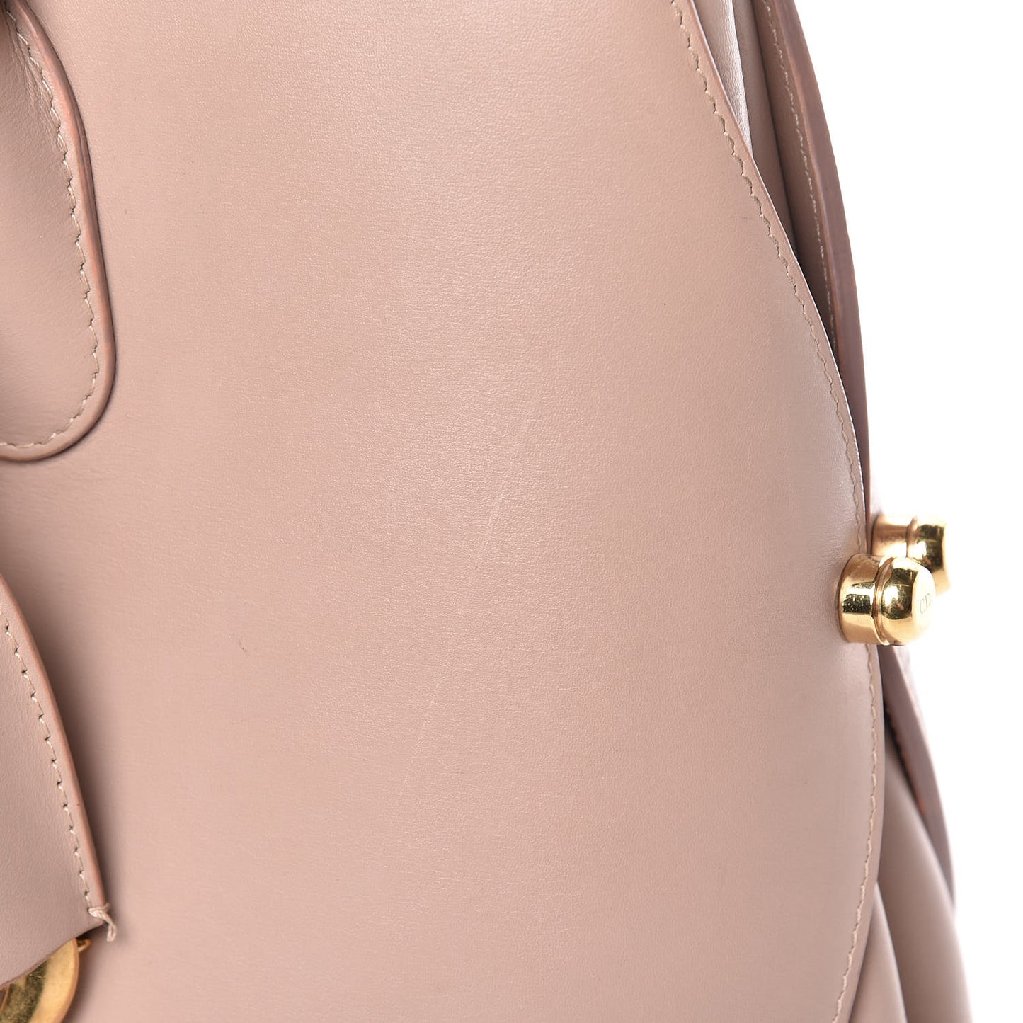 Calfskin Medium Bar Tote Light Pink