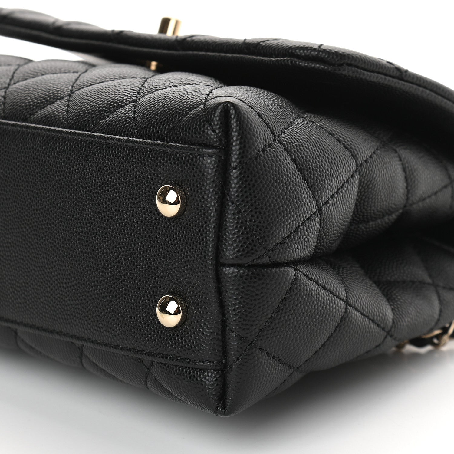 Chanel Caviar Quilted Mini Coco Handle Flap Black 9 of 9