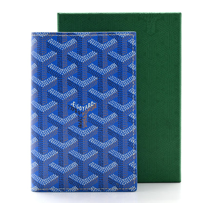 Goyard Goyardine Grenelle Passport Wallet Sky Blue 7 of 7