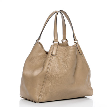Gucci Pebbled Calfskin Medium Soho Shoulder Bag Camelia 3 of 13