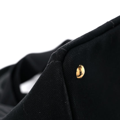Prada Canapa Small Logo Tote Black 10 of 11