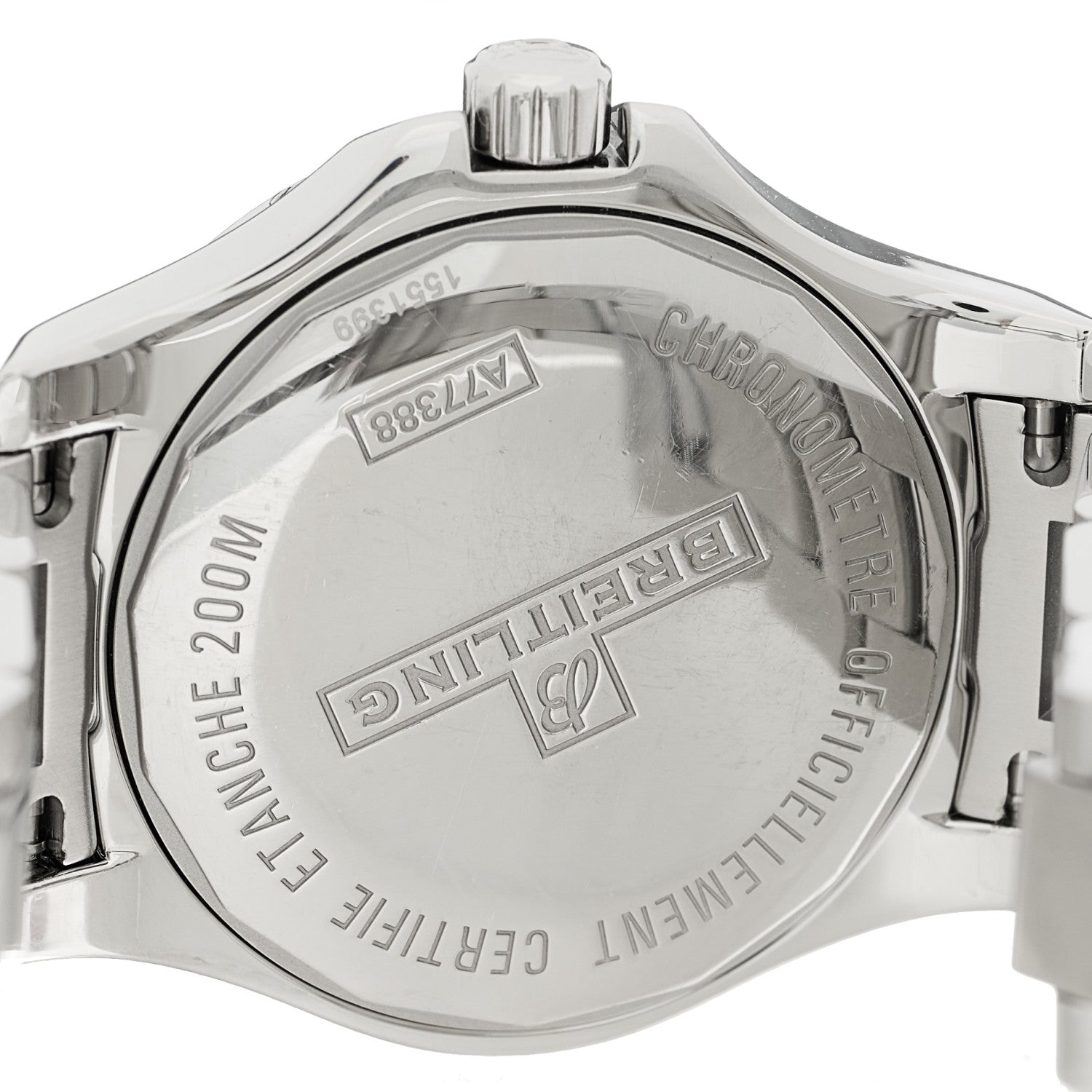 Breitling Stainless Steel 33mm Colt Lady Quartz Watch Silver A77388 4 of 5