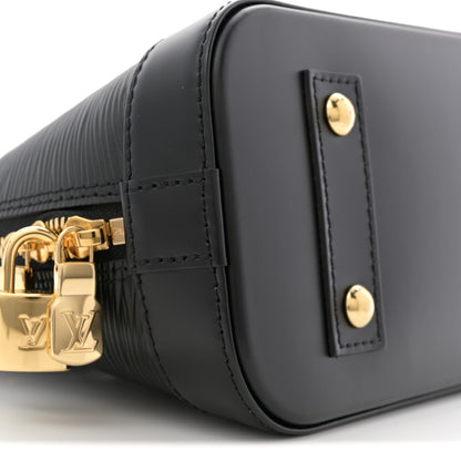 Louis Vuitton LV X TM Epi Alma BB Black 8 of 9