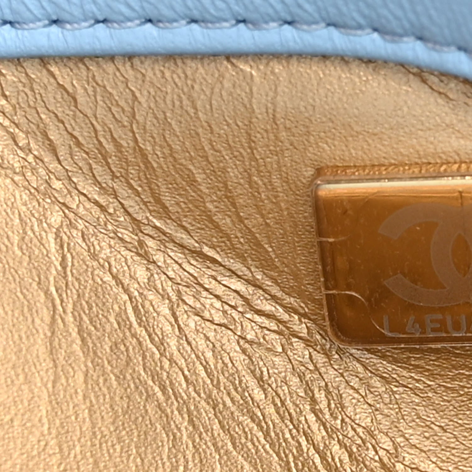 Chanel Lambskin Quilted Mini Pearl Crush Flap Light Blue 7 of 11