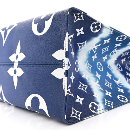 Louis Vuitton Monogram Escale Onthego GM Blue 11 of 13
