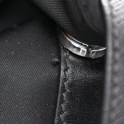 Prada Nylon Vela Saffiano Medium Backpack Black 12 of 12