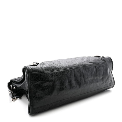 Balenciaga Agneau Classic Silver Hardware City Black 4 of 11