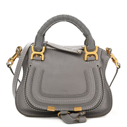 Chloe Calfskin Mini Marcie Satchel Cashmere Grey 1 of 10