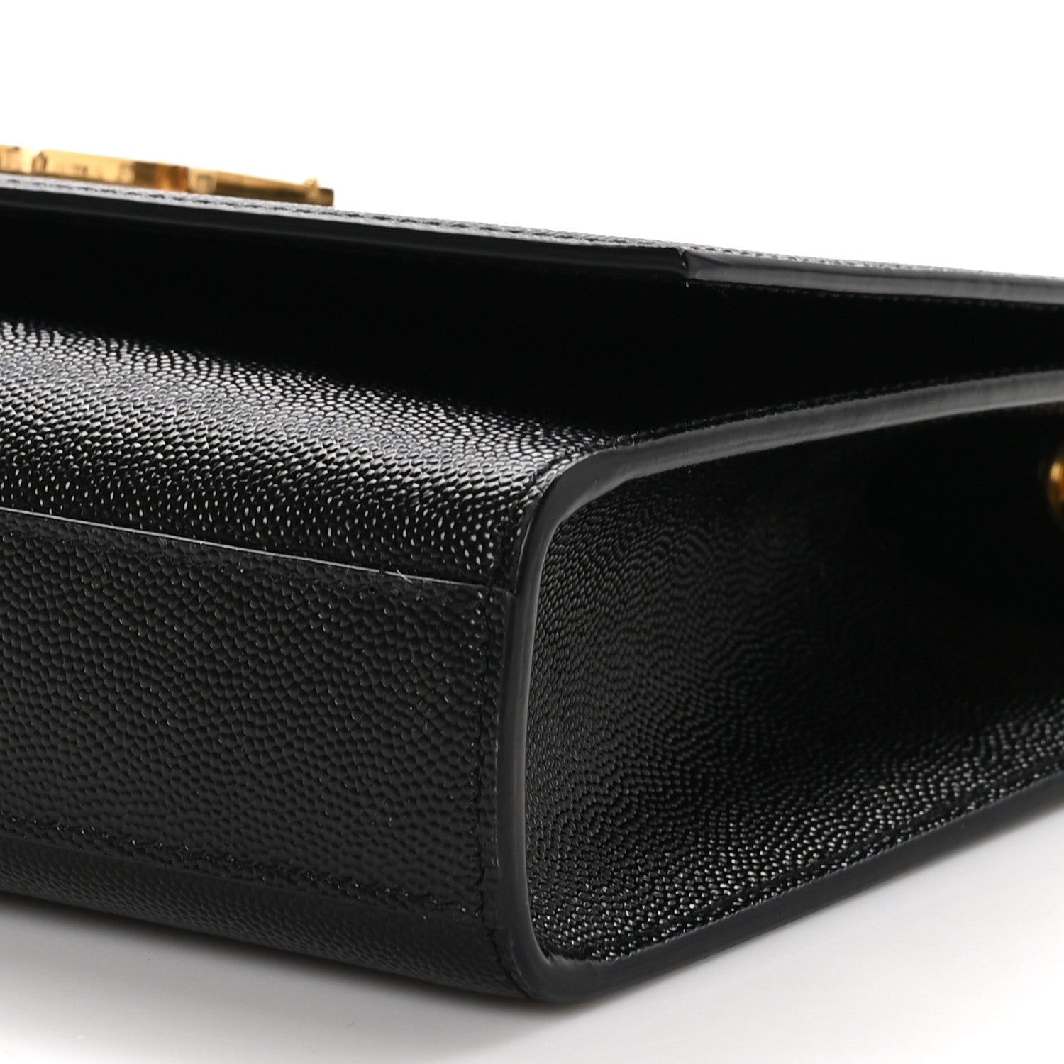 Saint Laurent Grain De Poudre Medium Classic Monogram Kate Satchel Black 10 of 10