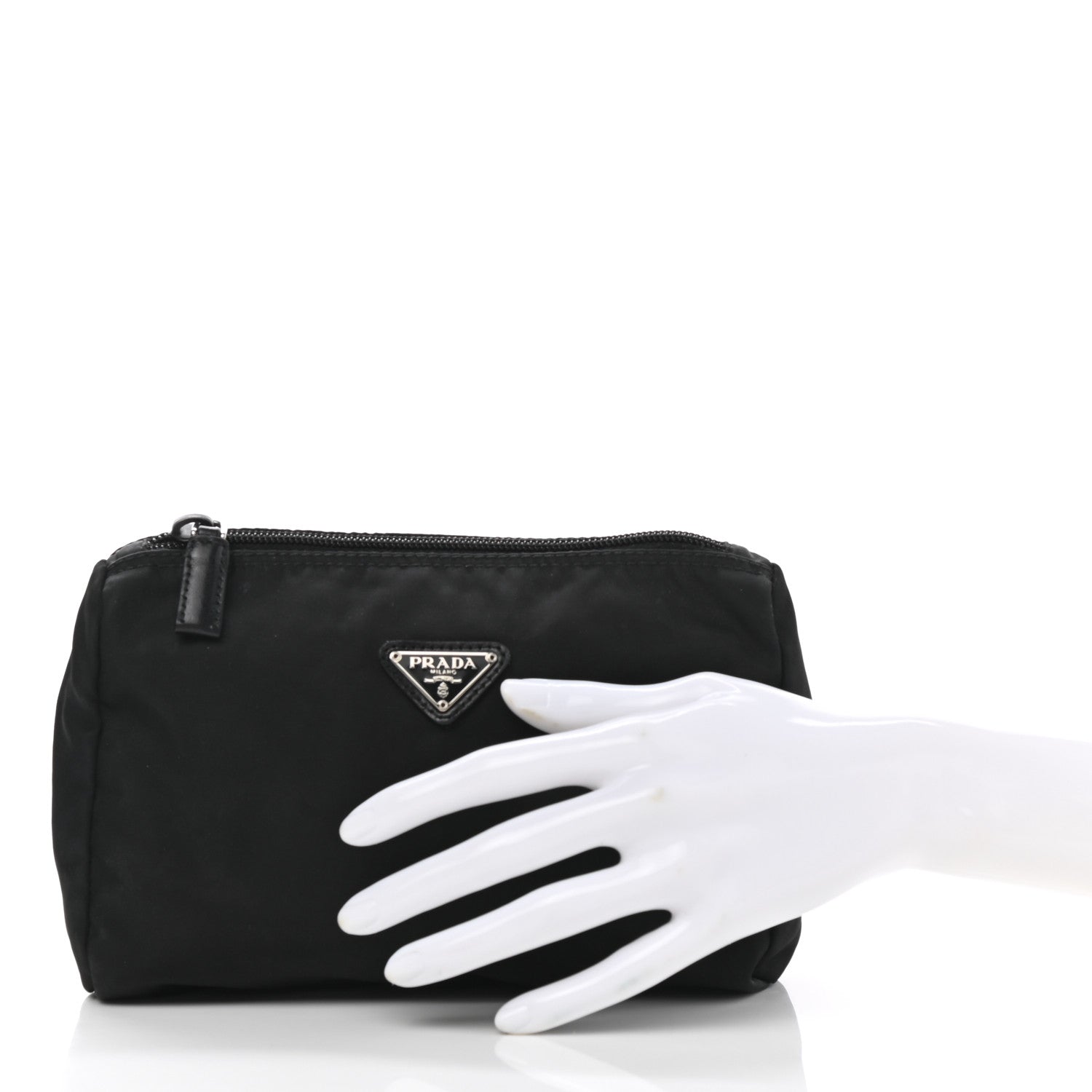 Prada Nylon Tessuto Cosmetic Pouch Black 2 of 6