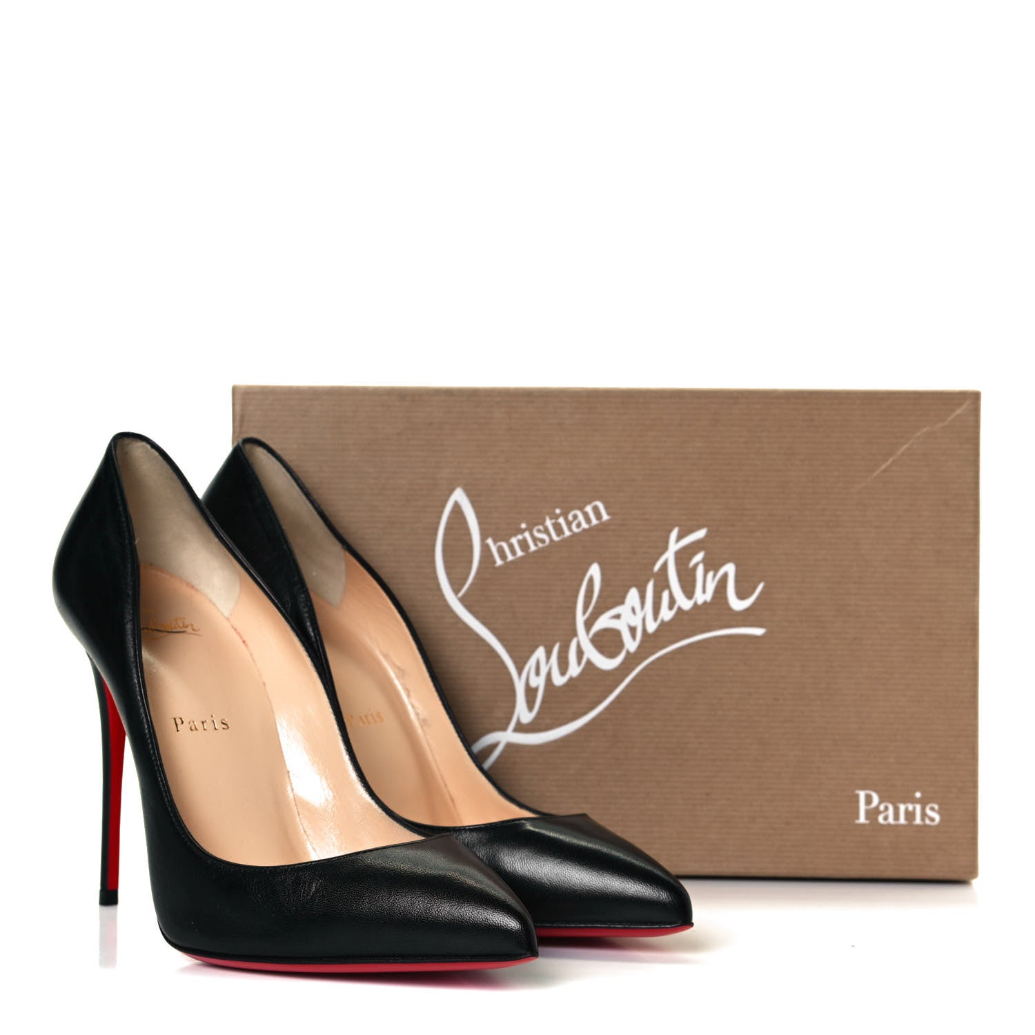 Christian Louboutin Shiny Nappa Pigalle Follies 100 Pumps 39.5 Black 10 of 10