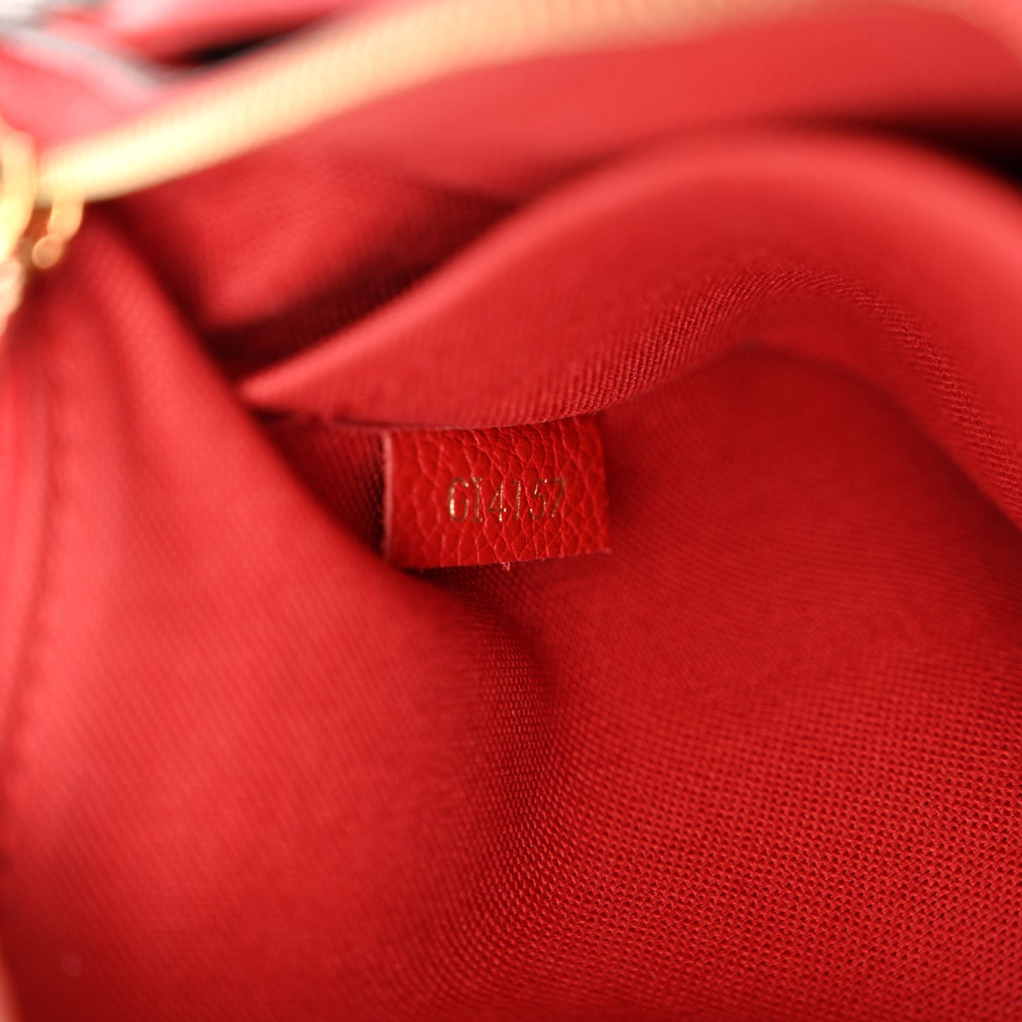 Monogram Pallas Clutch Cherry
