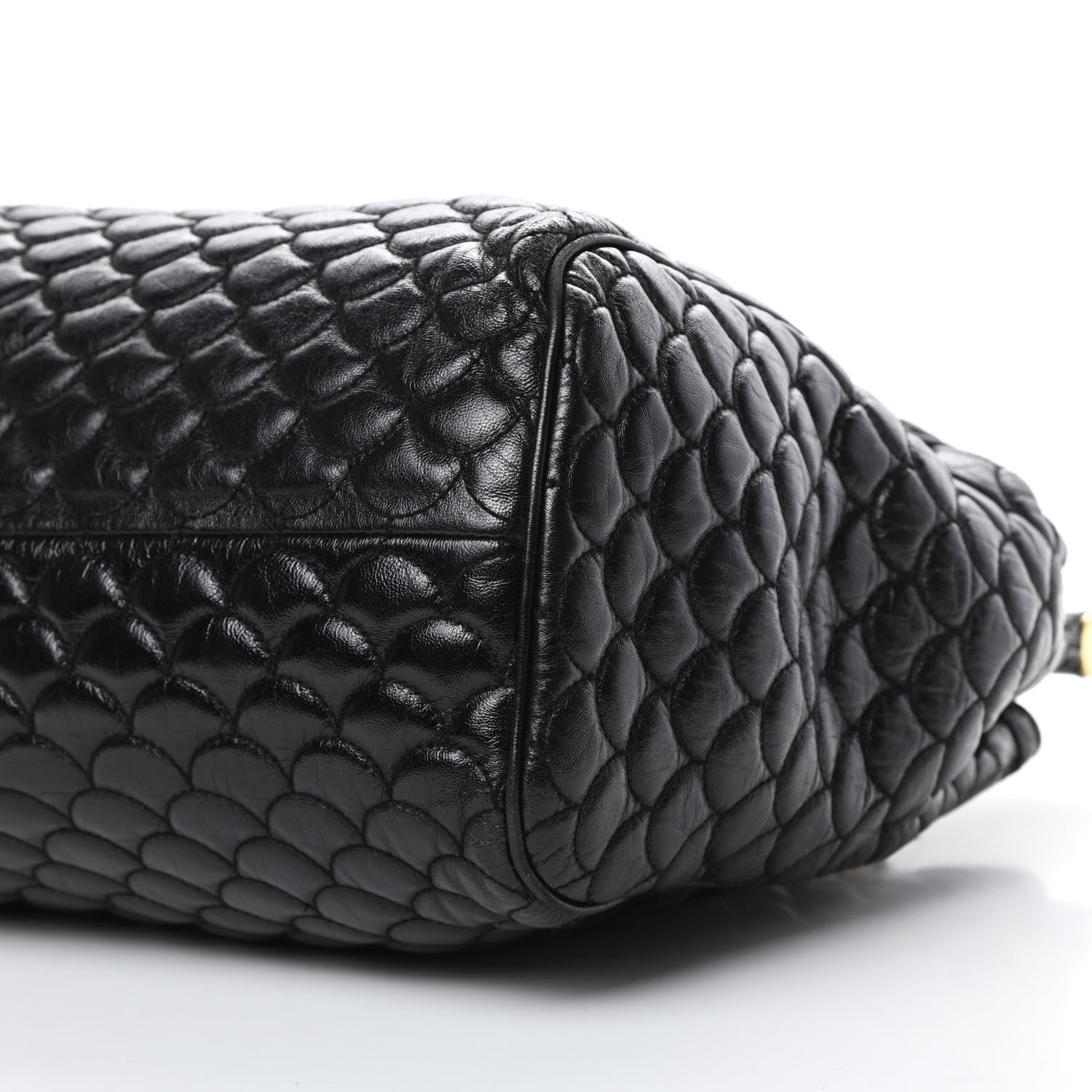 Dolce & Gabbana Calfskin Quilted Extra Large Miss Sicily Satchel Black 10 of 13