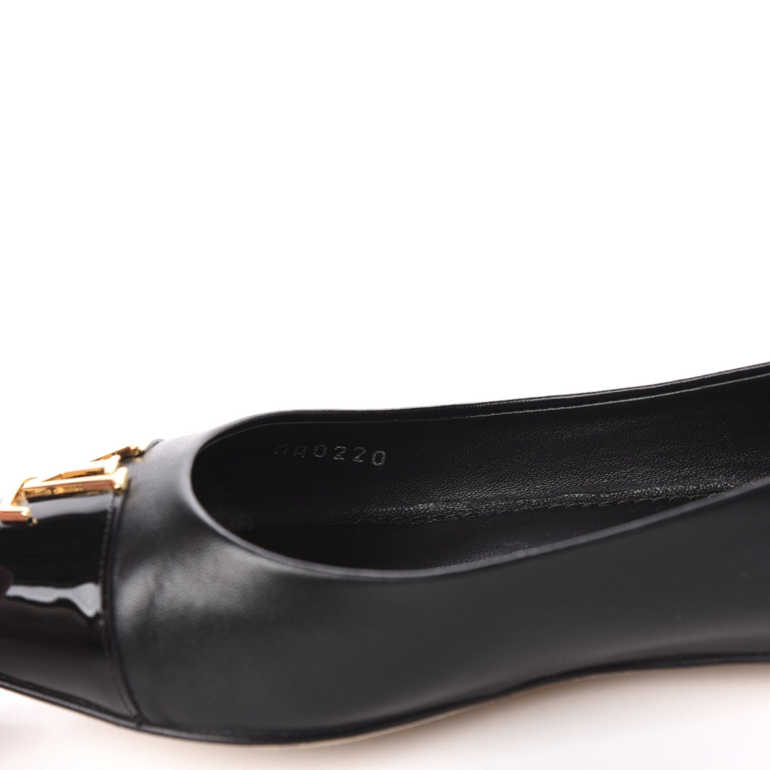 Louis Vuitton Lambskin Capucines Flat Ballerinas 37.5 Black 8 of 9