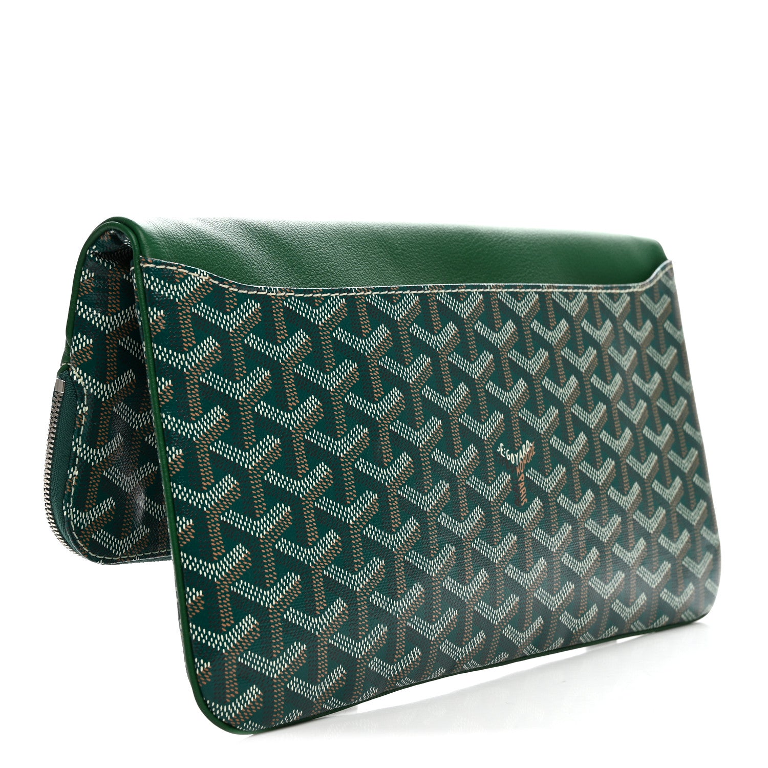Goyard Goyardine Sainte Marie Soft Clutch Green 3 of 7