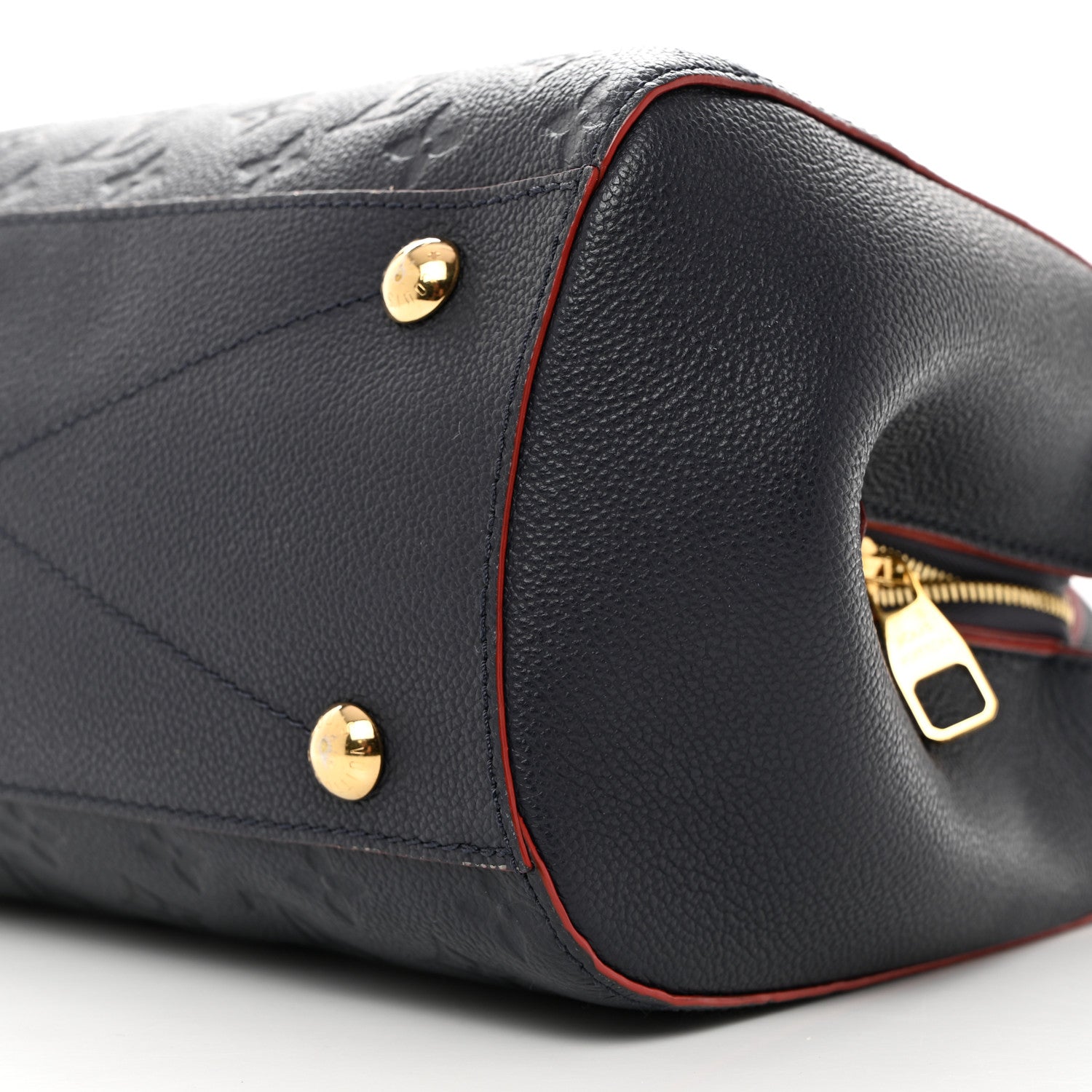 Louis Vuitton LOUIS VUITTON Empreinte Montaigne MM Marine Rouge 10 of 10