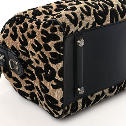 Louis Vuitton Jacquard Velvet Leopard Print Stephen Sprouse Speedy 8 of 12
