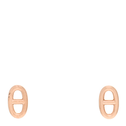 Hermes 18K Rose Gold TPM Farandole Stud Earrings 1 of 6