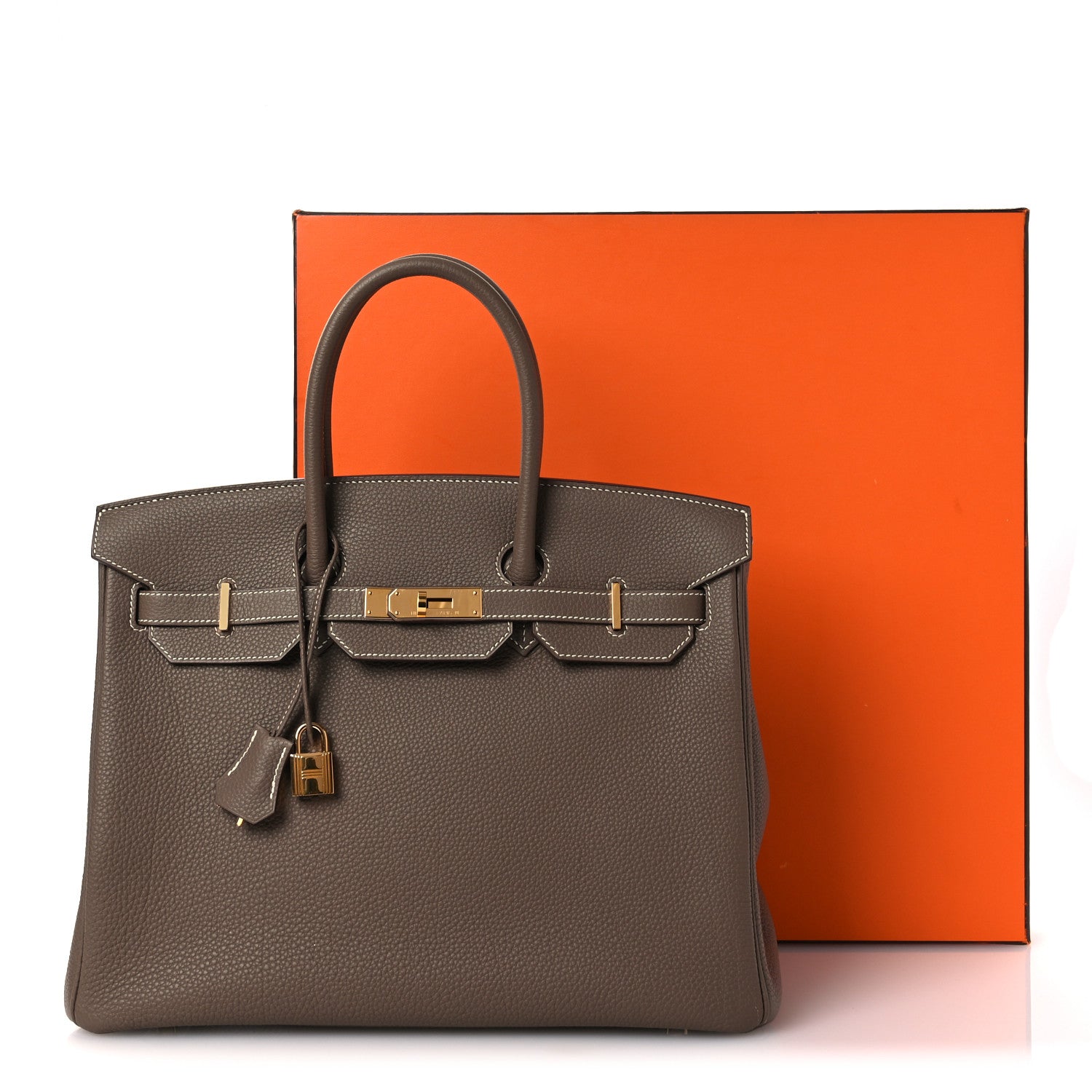 Hermes Togo Birkin 35 Etoupe 5 of 12