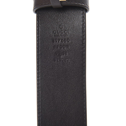 Gucci Moon Calfskin Nickel Double G 40mm Belt 95 38 Dark Cocoa 3 of 3