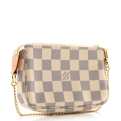 Louis Vuitton Damier Azur Mini Pochette Accessories 3 of 8