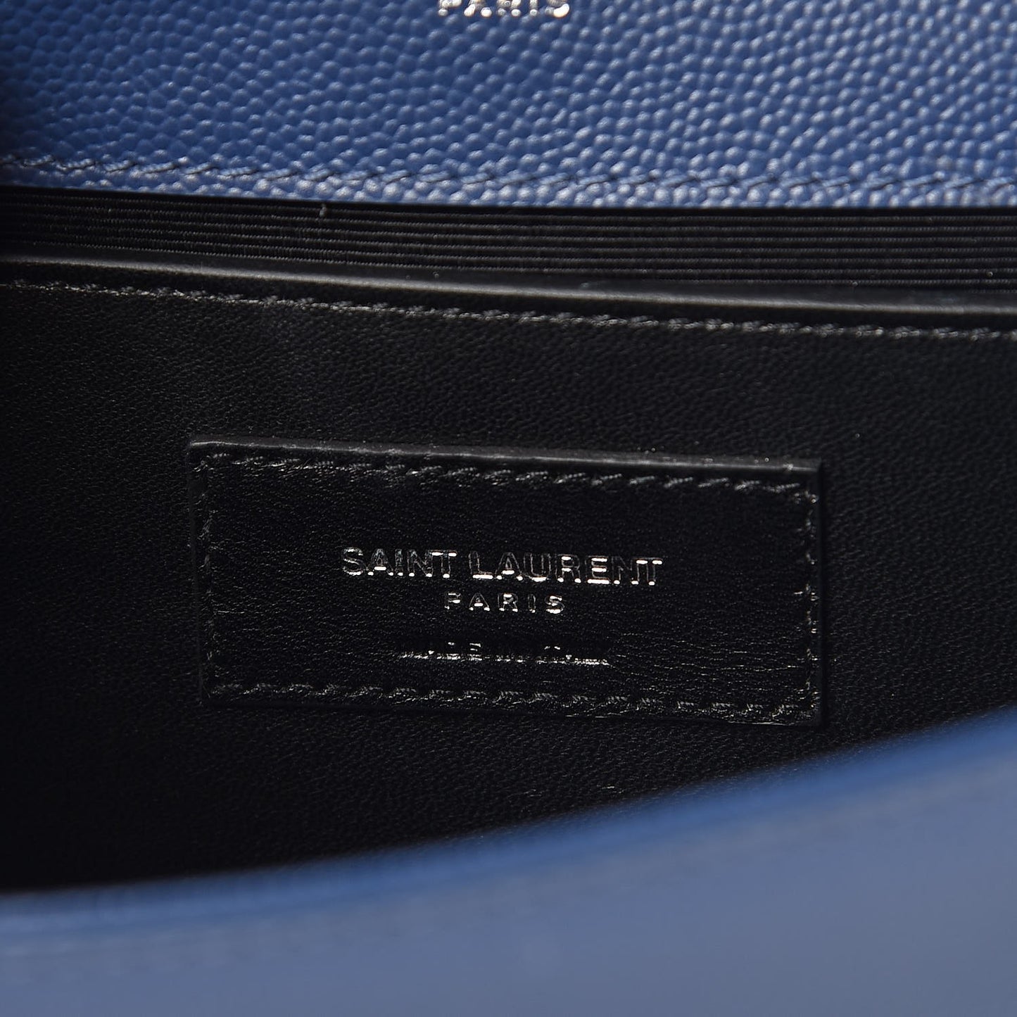 Grain De Poudre Small Classic Monogram Kate Satchel Denim