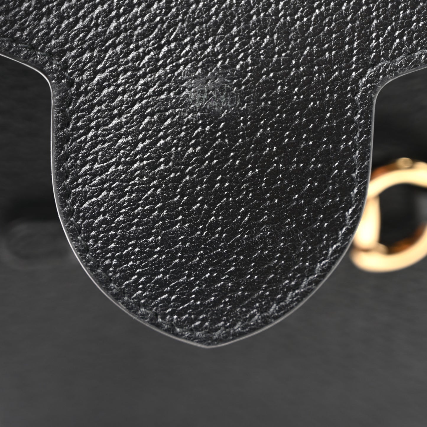 Dollar Calfskin Vertical Horsebit 1955 Crossbody Bag Black