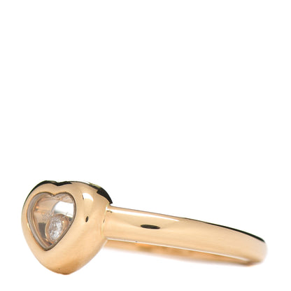 Chopard 18K Yellow Gold Diamond Happy Heart Ring 51 5.75 3 of 6