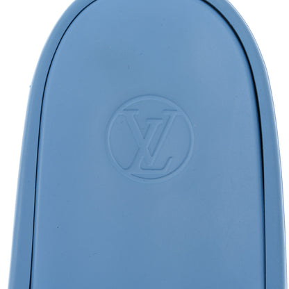 Louis Vuitton Rubber Monogram Embossed Sunbath Flat Mule 40 Blue 6 of 7
