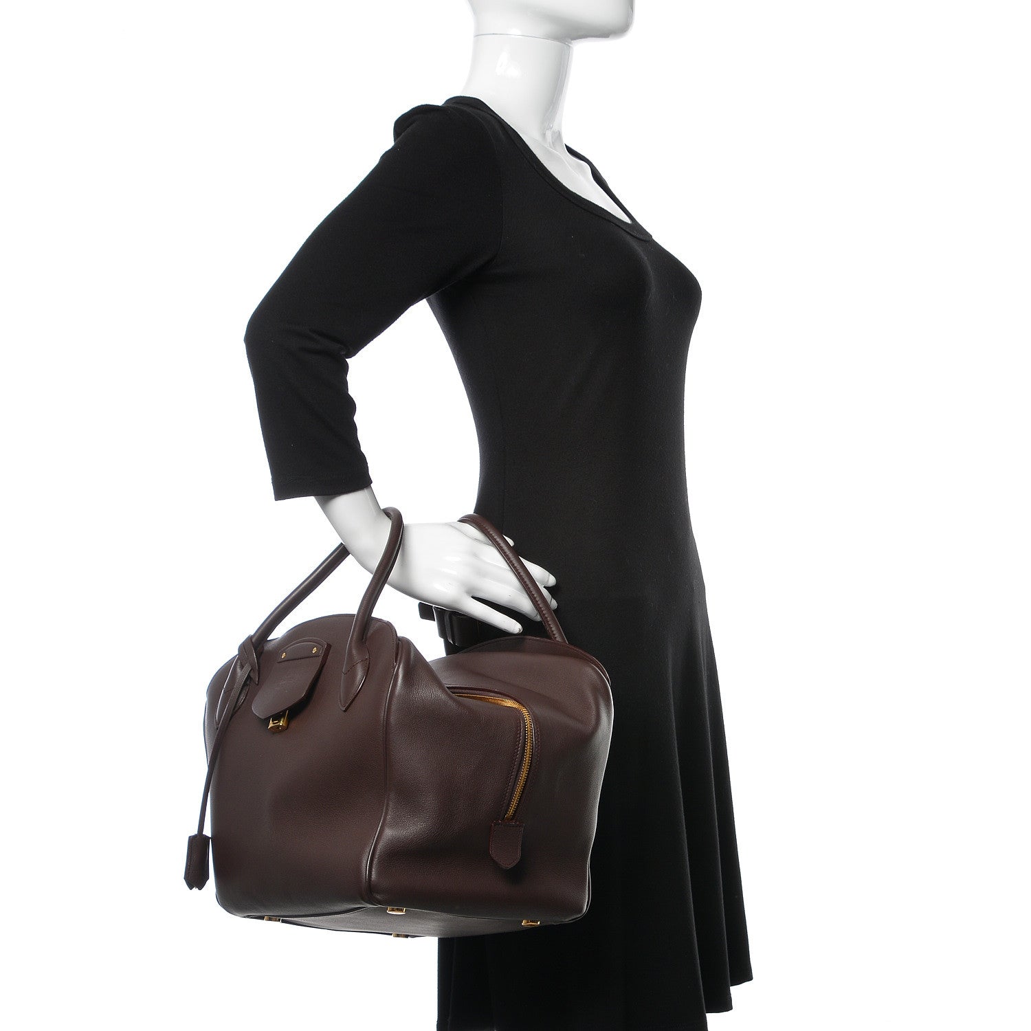 Louis Vuitton Veau Ecorce Haute Maroquinerie Milaris Brown 2 of 11
