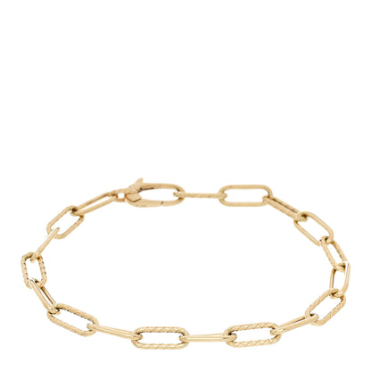 David Yurman 18K Yellow Gold 4mm Madison Classic Chain Bracelet 1 of 4