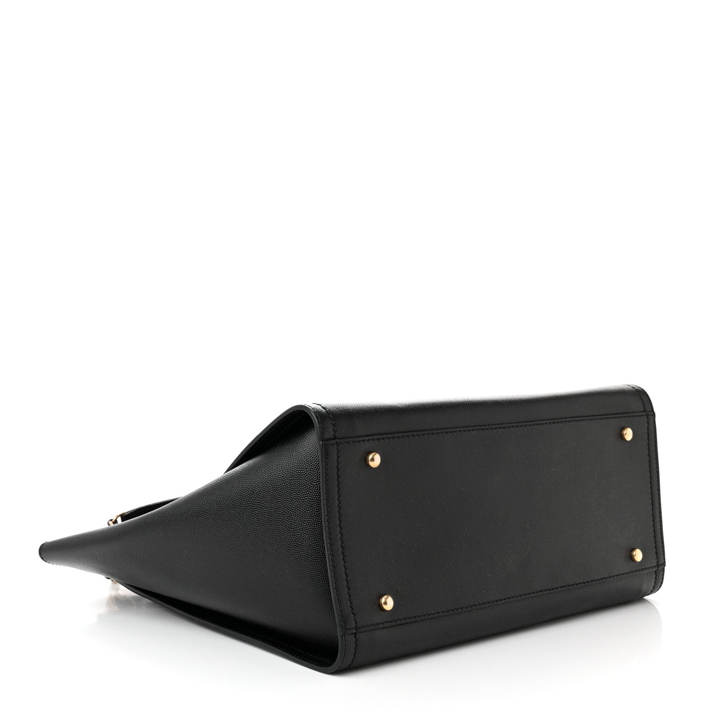 Caviar Small Studded Deauville Tote Black
