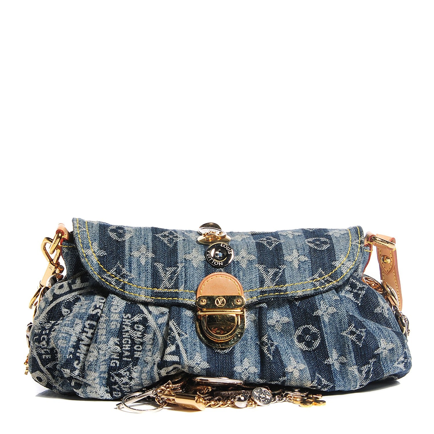 Louis Vuitton Denim Raye Judy Blame Mini Pleaty 1 of 7