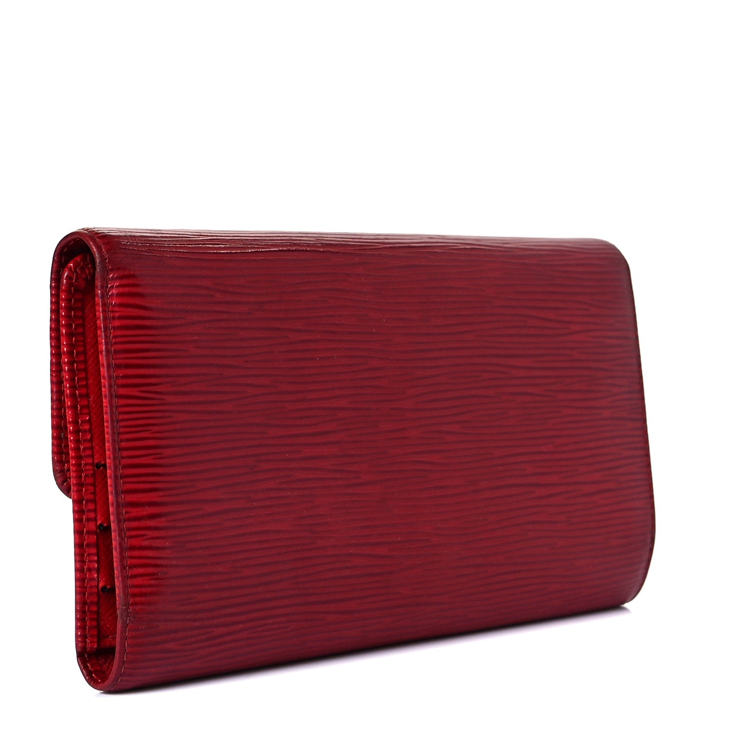 Epi Porte Tresor International Wallet Castillan Red