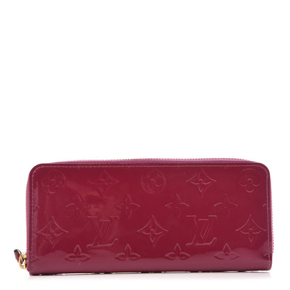Louis Vuitton Vernis Clemence Wallet Magenta 1 of 8