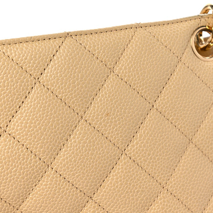 Chanel Caviar Quilted Petit Timeless Tote PTT Beige 18 of 24