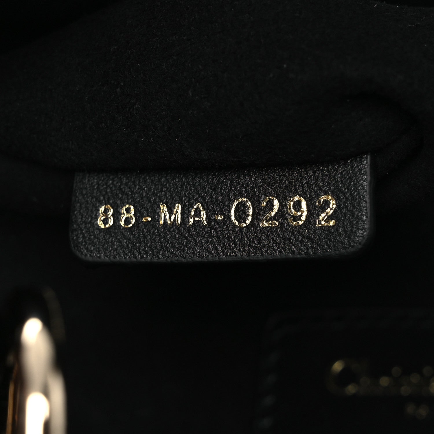 Christian Dior Lambskin Cannage Medium Lady Dior Black 7 of 11