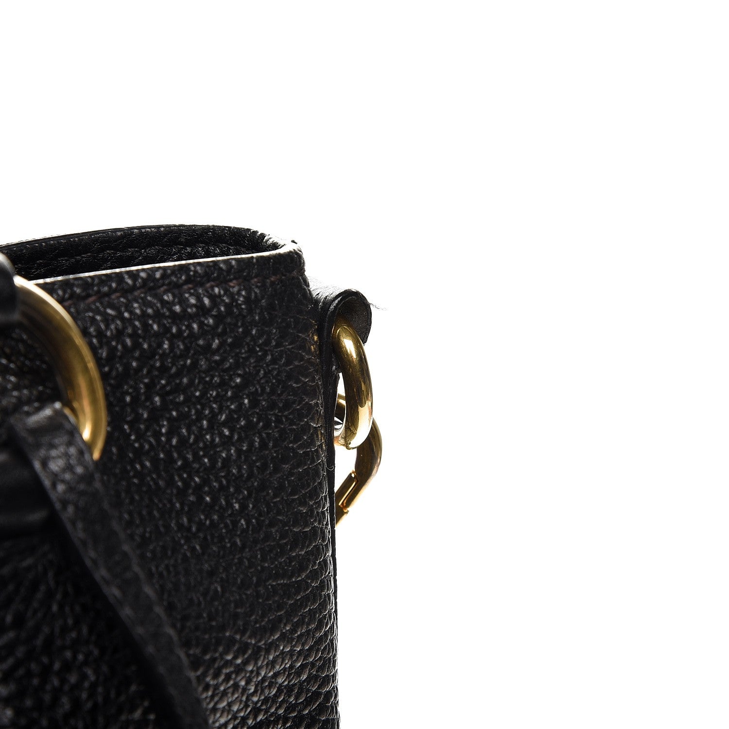 Prada Deerskin Shoulder Bag Black 9 of 15