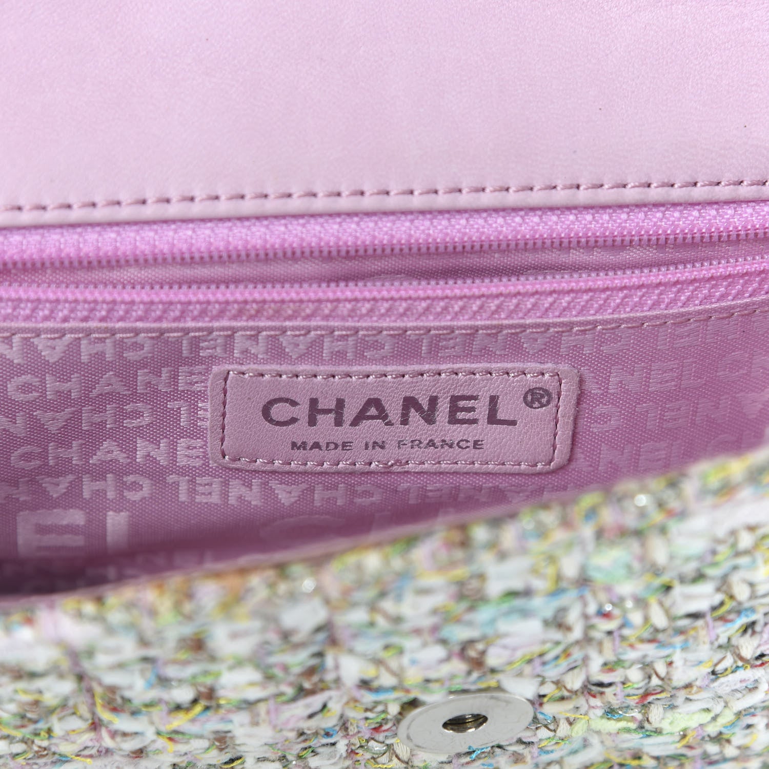 Chanel Tweed CC Flap Multicolor 8 of 10