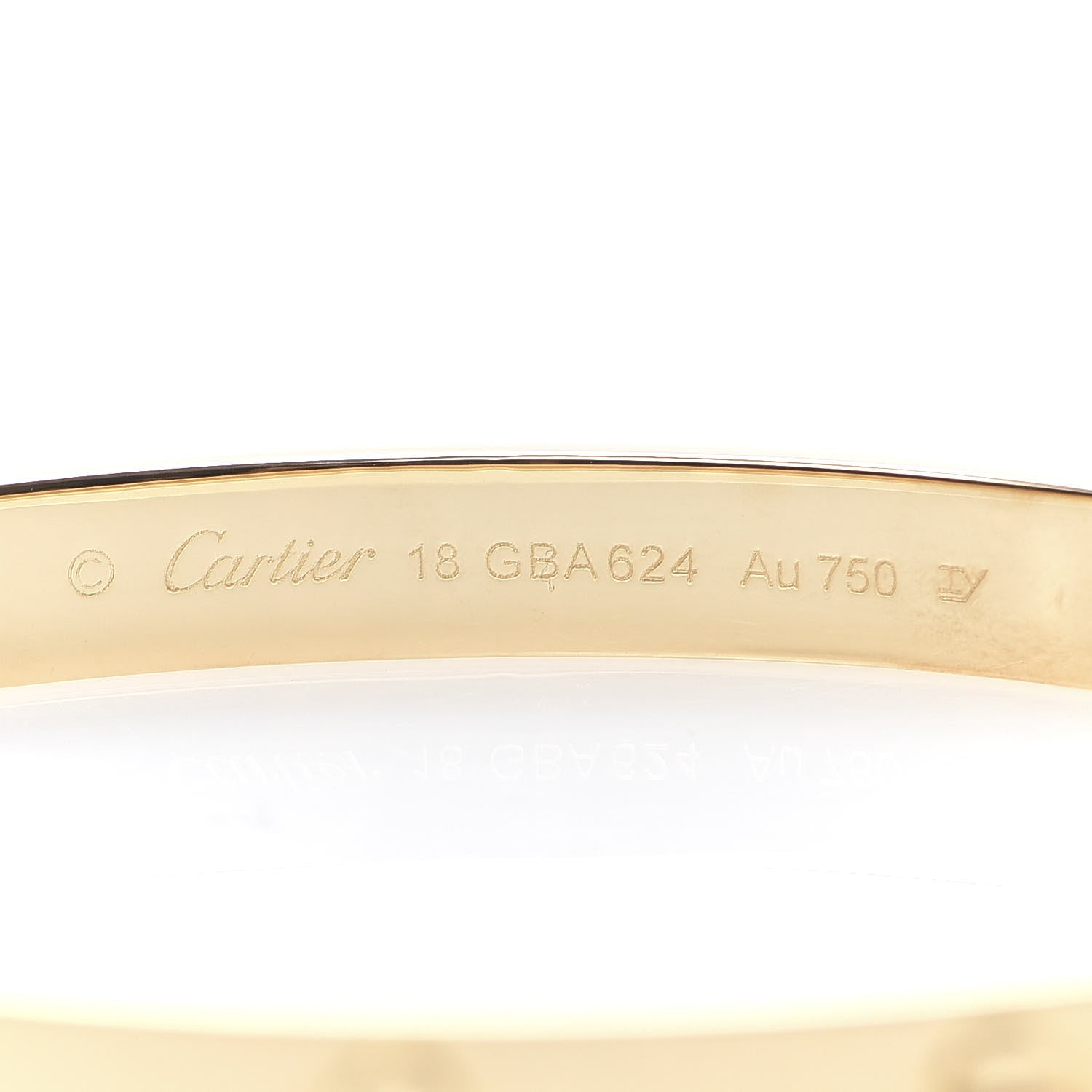 Cartier 18K Yellow Gold LOVE Bracelet 18 6 of 10
