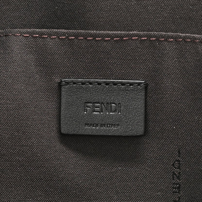 Fendi Vitello Soft F is Fendi Bi-Color FF 1974 Embossed Envelope Wallet On Chain with Pouches Maya Black 7 of 10