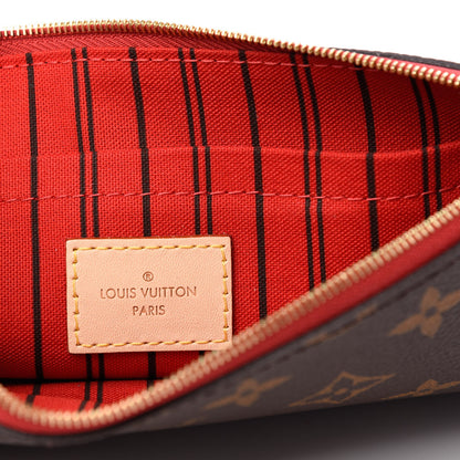 Louis Vuitton Monogram Neverfull MM GM Pochette Cherry 6 of 6